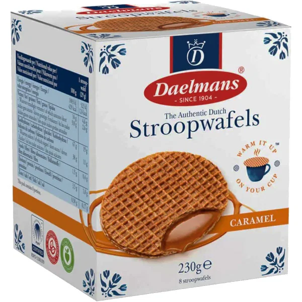 Daelmans - CARAMEL Waffles Stroopwafels 230g