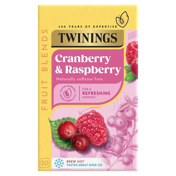 Twinings - Cranberry & Raspberry 20 tea bags