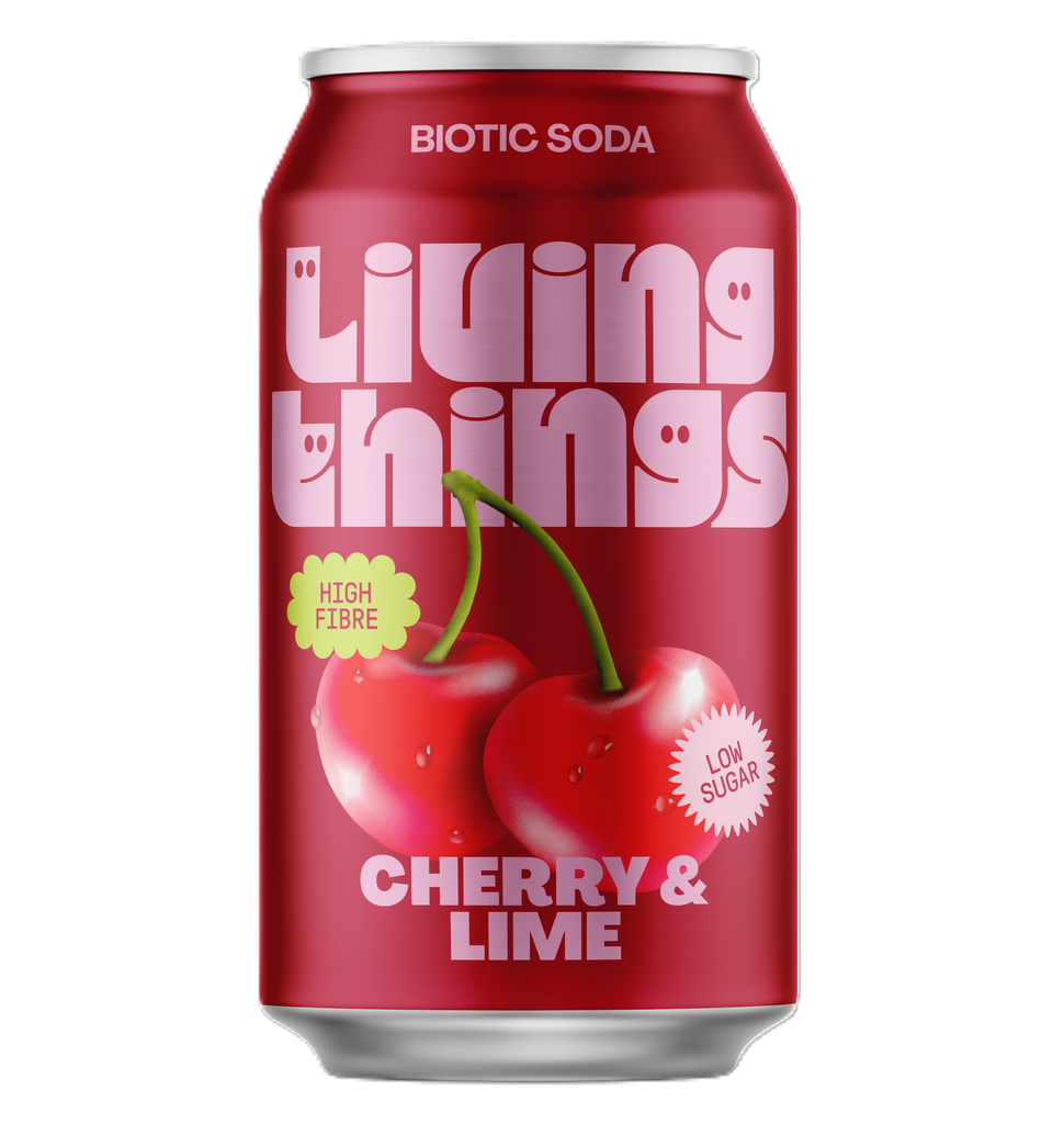 Living Things Soda - Cherry and Lime 330ML