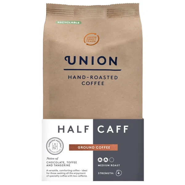Union Coffee - Ground Half Caff Blend 200g