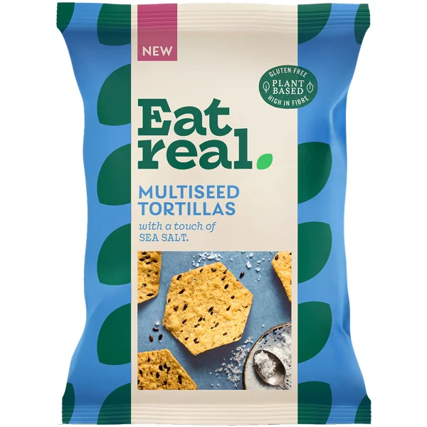 Eat Real - Multiseed Tortilla Chips SEA SALT (160g)