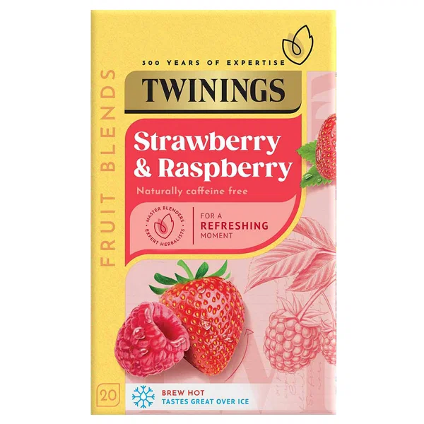 Twinings - Strawberry & Raspberry 20 Tea bags