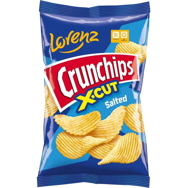 Lorenz - Crunchips X-Cut Salted 130g