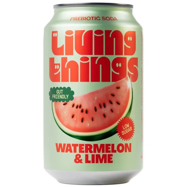 Living Things - Watermelon & Lime Natural Soda 330ml