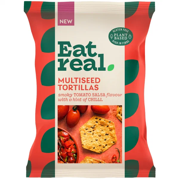Eat Real - Multiseed Tortilla Chips TOMATO SALSA (160g)