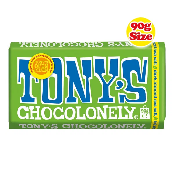 Tony's Chocolonely - 90G Dark Almond Sea Salt 180g