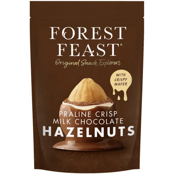 Forest Feast - Praline Crisp Milk Choc Hazelnuts (8x120g)