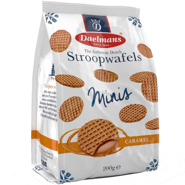 Daelmans - MINI'S CARAMEL Waffles Stroopwafels 200g
