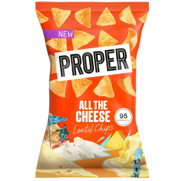 PROPER - CHIPS All the Cheese Lentil Chips 85g