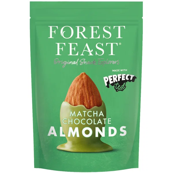 Forest Feast - Perfect Ted Matcha Chocolate Almonds (8x120g)