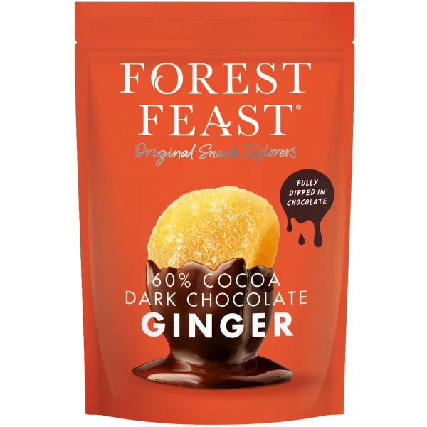 Forest Feast - 60% Dark Chocolate Ginger (6x130g)