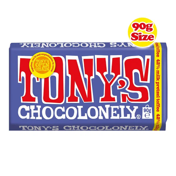 Tony's Chocolonely - 90G 42% Milk Choc Pretzel 180g
