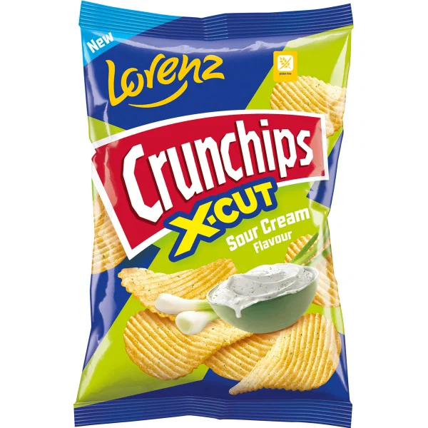 Lorenz - Crunchips X-Cut Sour Cream 130g